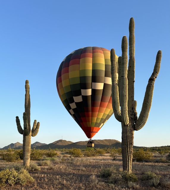 Epic Sonoran Sunrise Balloon Flight - The launch is part of the experience