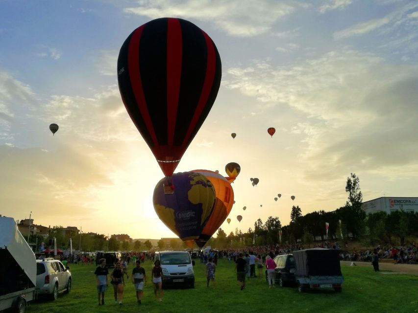 European Balloon Festival: Hot Air Balloon Ride - Helping inflate the balloon before sunrise