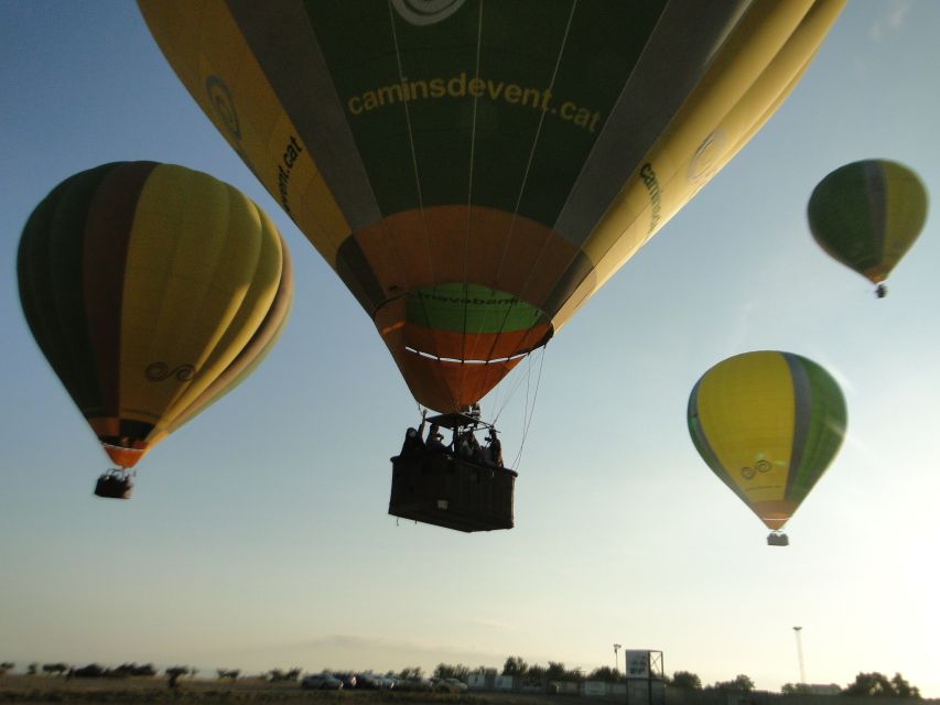 European Balloon Festival: Hot Air Balloon Ride - Landing, the cava toast, and the ride back