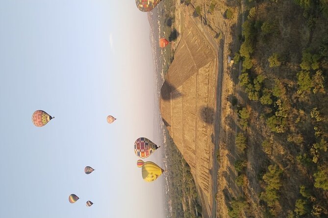 Flight with the Gods and underworld tour (all inclusive) - Rising above Teotihuacan at sunrise