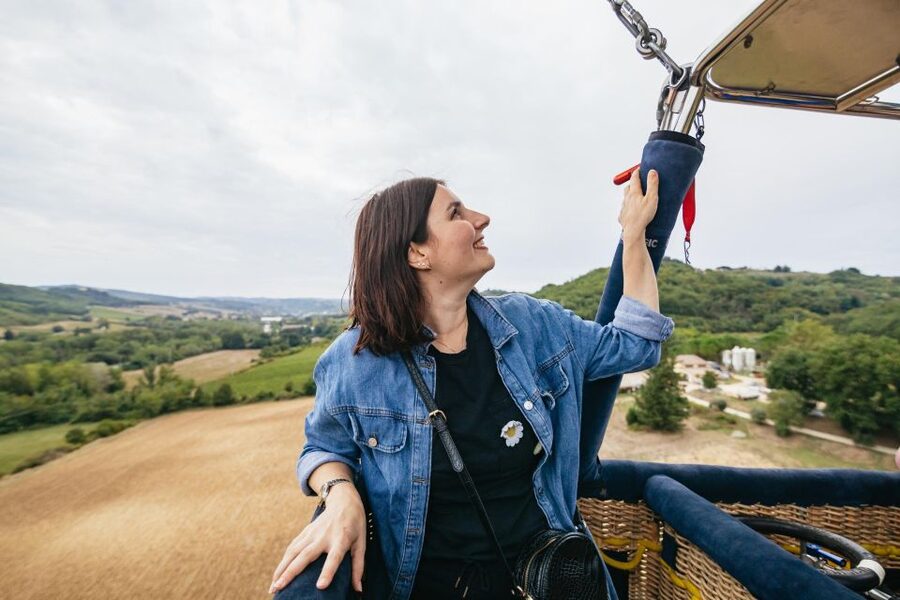 Florence: Balloon Flight Over Tuscany - The landing and the local breakfast