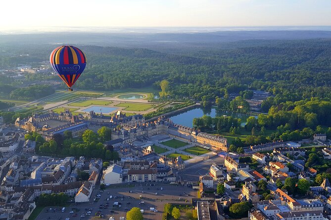Fontainebleau Forest Half Day Hot-Air Balloon Ride with Chateau de Fontainebleau - Watching the balloon come alive