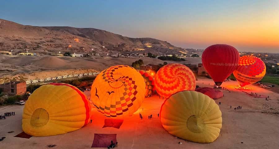 From Aswan:4 Days Nile Cruise Luxor Abu Simbel & Air Balloon - Day Four: A Balloon Over Luxor