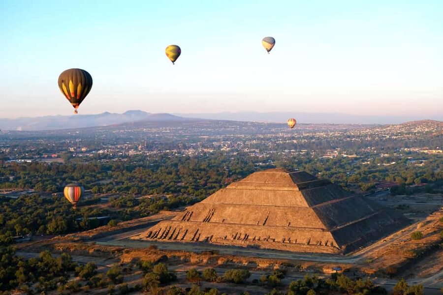From CDMX: Teotihuacan Hot Air Balloon Ride & Optional Tours - The early start from Mexico City