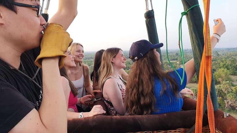 From Krong Siem Reap: Angkor Hot Air Balloon Ride w/ Pickup - The biggest issue: price versus view
