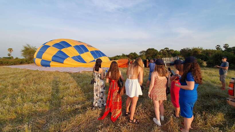 From Krong Siem Reap: Angkor Hot Air Balloon Ride w/ Pickup - Pickup, cancellation, and booking details