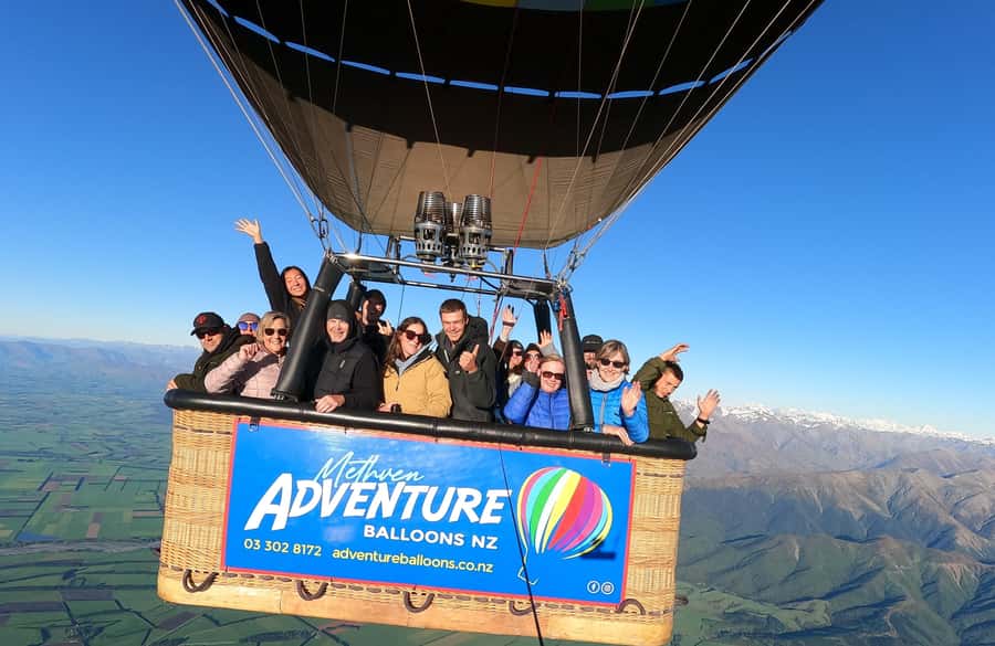 From Methven: Hot Air Balloon Flight in Canterbury with Wine - Why this Methven balloon flight feels different