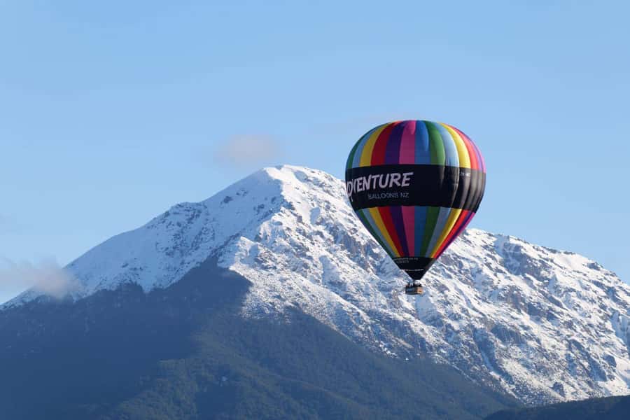From Methven: Hot Air Balloon Flight in Canterbury with Wine - Meeting at Main Street in Methven