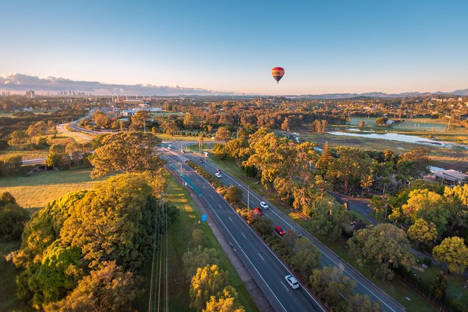 Gold Coast Hot Air Balloon Flight 1 Hour - BEST PRICE! - The short flight over beaches and forest