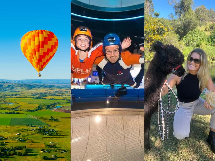 Gold Coast: Hot Air Balloon, Winery Breakfast & iFly - Why this Gold Coast combination works