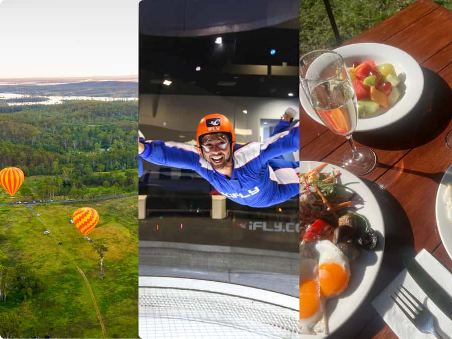 Gold Coast: Hot Air Balloon, Winery Breakfast & iFly - What to bring and how to prepare