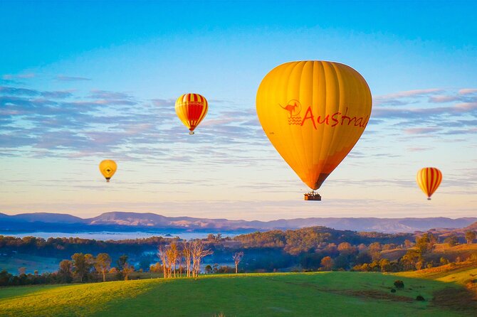 Gold Coast Hot Air Ballooning, Bubbles & Go - The landing and the glass of bubbly