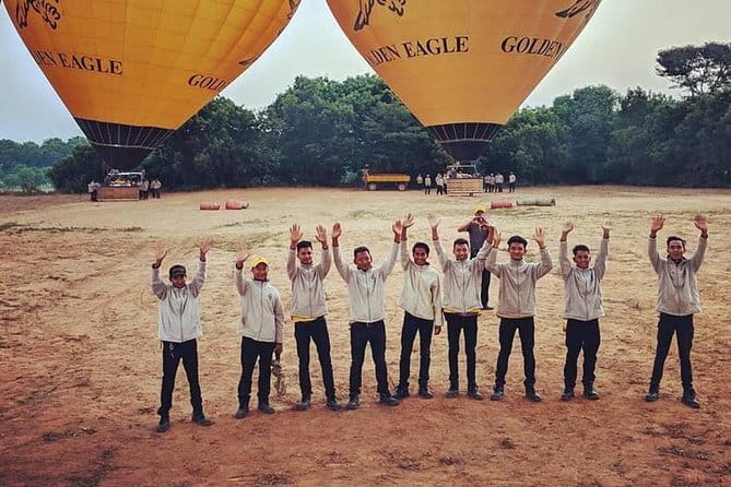 Golden Eagle Ballooning Myanmar - The 5:00 am pickup and pre-flight wait