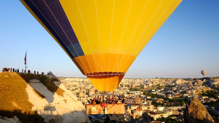 Goreme: Budget Hot Air Balloon Ride over Cappadocia - Landing and the return transfer