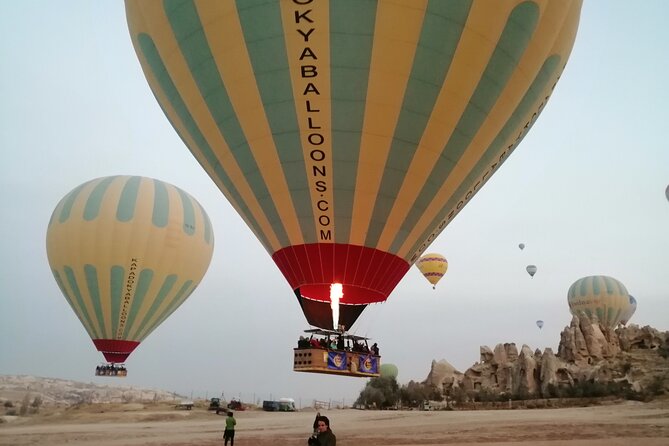 Goreme Hot Air Balloon over Valleys, with Champagne and Transfers - Group size and the feel of the outing