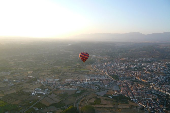 Granada Hot-Air Balloon Ride - Preparing the balloon near San Miguel Alto
