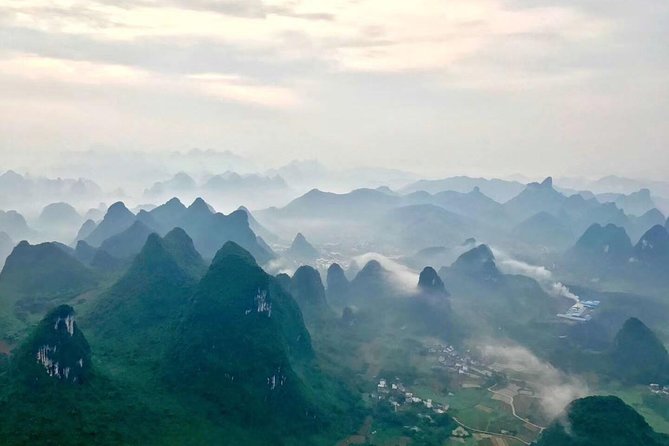 Half-Day Yangshuo Hot Air Ballooning Sunrise/Sunset Private Tour - Sunrise light for photographs