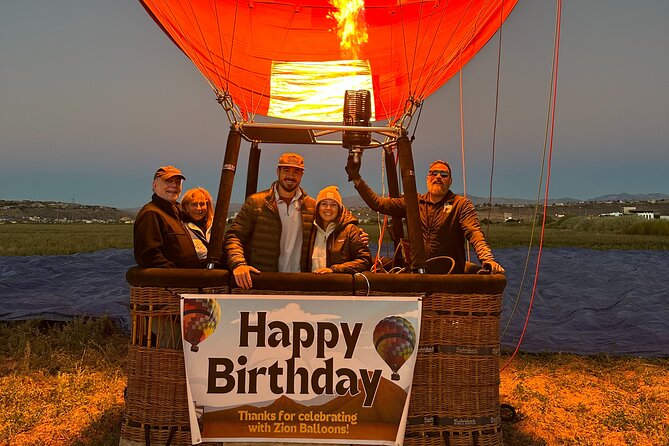 Hot Air Balloon Adventure In Southern Utah By Zion Balloons - Meeting the balloon before sunrise in St. George