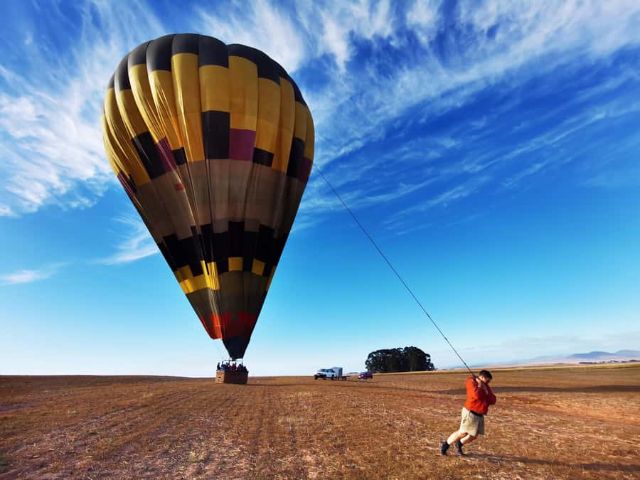Hot air Balloon and Cape Winelands Private guided tour - Dieu Donne and the final glass