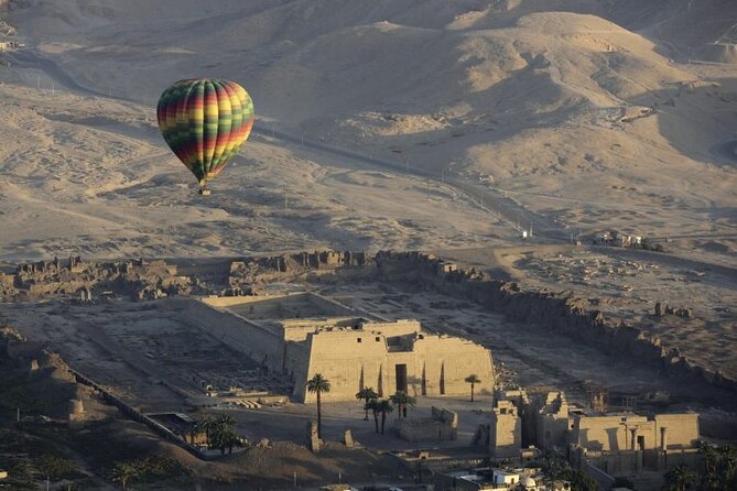 Hot Air Balloon Experience in Luxor with Pickup and Drop-off - Hatshepsut’s temple from the air