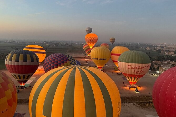 Hot Air Balloon Experience in Luxor with Pickup and Drop-off - The Colossi of Memnon from a new angle