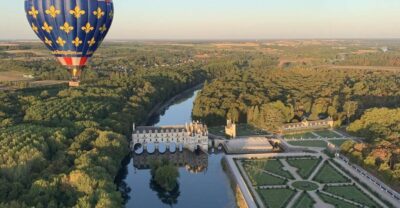 Hot Air Balloon Flight above the Castle of Chenonceau