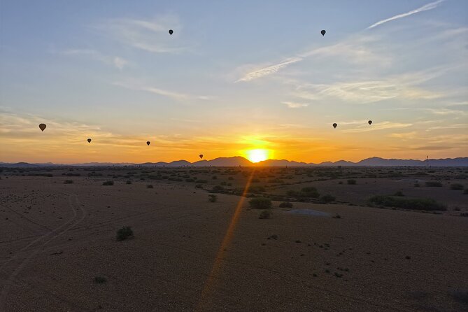 Hot air balloon flight at sunrise in Marrakech & breakfast - The High Atlas, Marrakech, and the Jbilat hills