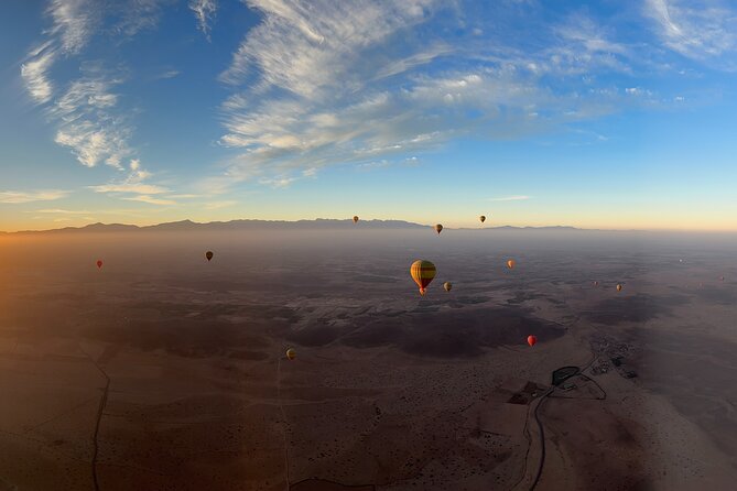 Hot air balloon flight at sunrise in Marrakech & breakfast - What the $219.83 price buys you