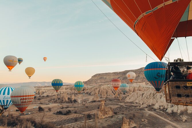 Hot Air Balloon Flight in Cappadocia with Experienced Pilots - Stop one: the unusual rock formations around Cappadocia
