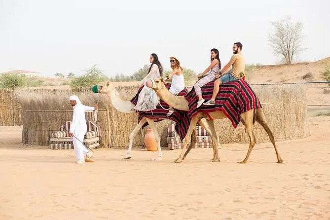 Hot Air Balloon Flight in Dubai with Breakfast, Falconry and Camel Ride - Breakfast after landing
