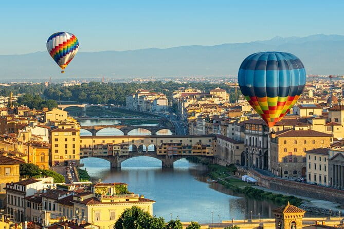 Hot Air Balloon flight in Florence - From city rooftops to Tuscan hills
