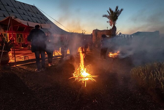 Hot Air Balloon Flight over Marrakech with Berber Breakfast - Preparing for takeoff at the balloon field