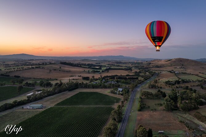 Hot Air Balloon Flight over the Yarra Valley - Why the Yarra Valley looks best from a balloon