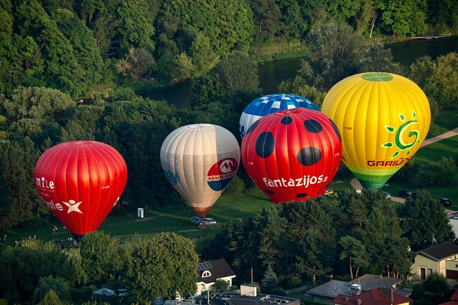 Hot Air Balloon Flight over Vilnius or Trakai - What the $203.50 price includes