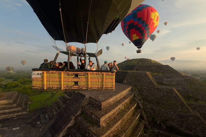 Hot Air Balloon Flight Teotihuacan With Pickup and Breakfast - Walking through the Teotihuacan archaeological zone