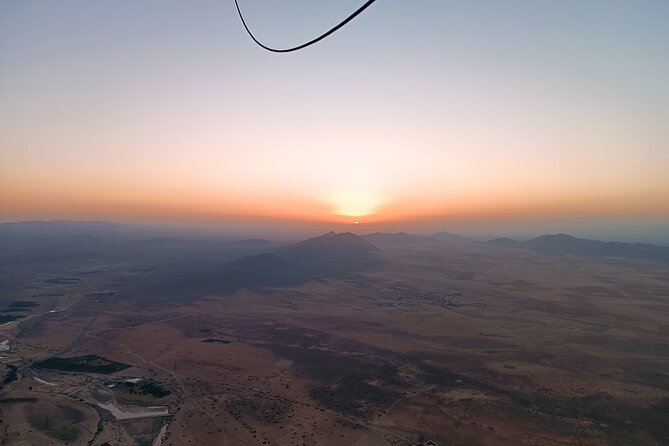 Hot air balloon flight to Marrakech in a small group. Breakfast - The 5:30 a.m. pickup and drive into the desert