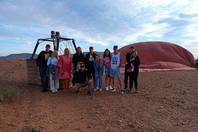 Hot air balloon flight to Marrakech in a small group. Breakfast - Breakfast after landing