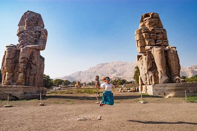 Hot Air Balloon & Full Day to East & West Bank Tour of Luxor - Colossi of Memnon, a quick stop with a big visual payoff