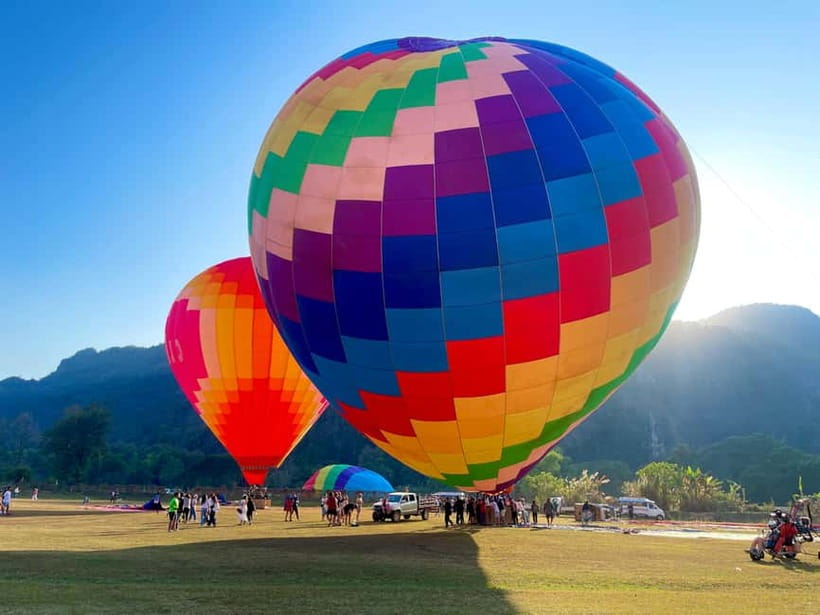 Hot Air Balloon in VangVieng pick up-drop off - Pickup starts early and may include several stops