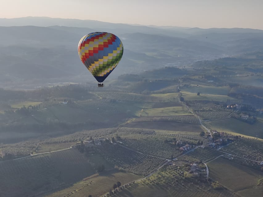 Hot Air Balloon, Pienza, Montalcino, Val D'orcia - Why Tuscany looks different from a balloon basket