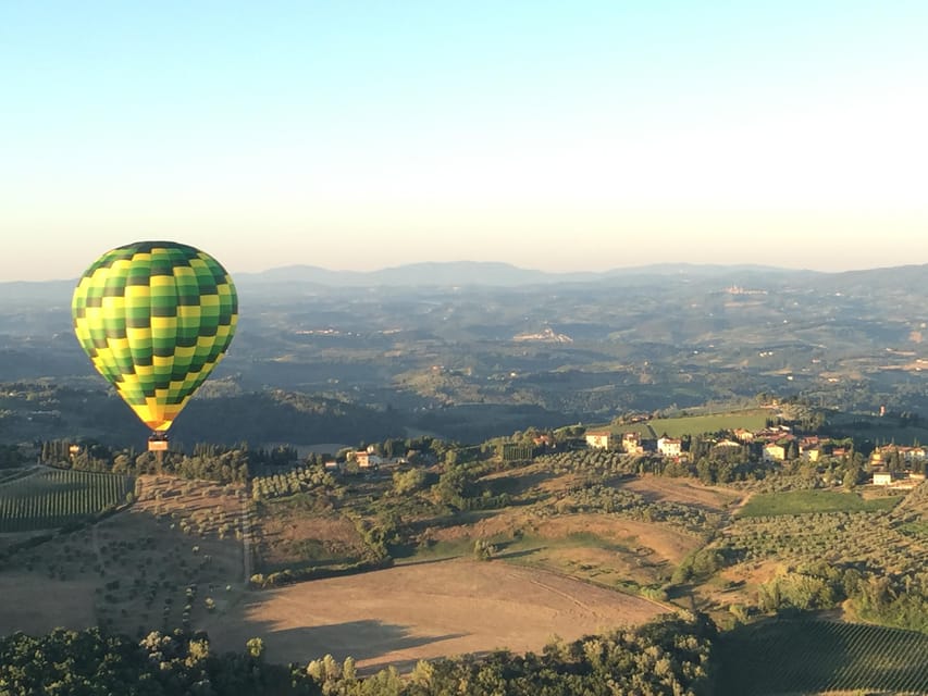 Hot Air Balloon, Pienza, Montalcino, Val D'orcia - Champagne, breakfast, and the landing