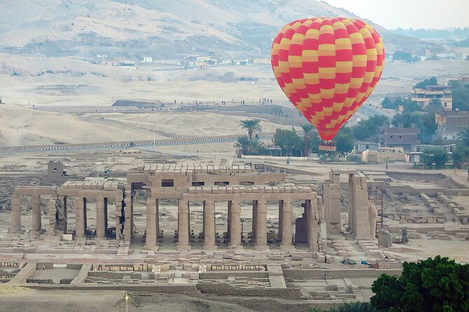 Hot air balloon ride at Luxor - Sunrise above Luxor’s ancient monuments