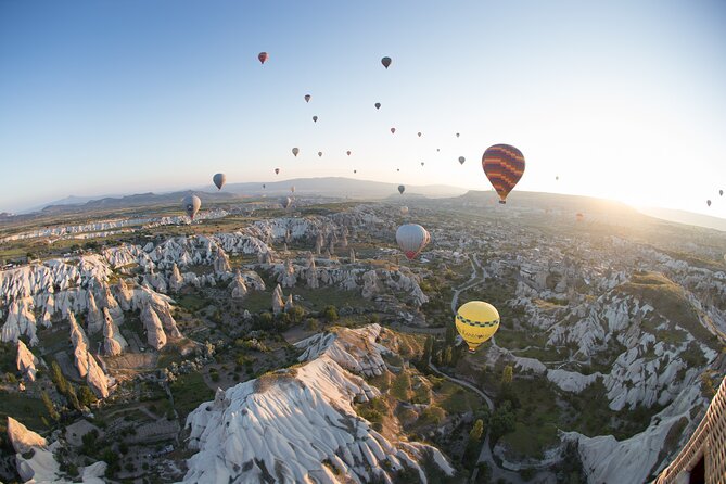 Hot Air Balloon Ride at Sunrise in Goreme, Cappadocia - The Flight Over Love Valley
