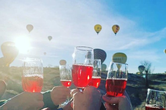 Hot Air Balloon Ride Cappadocia Goreme & Champagne party - A 5:00 AM start and a useful hotel transfer