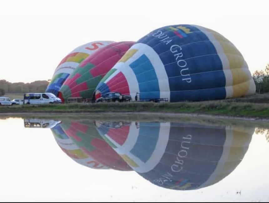 Hot air balloon ride in Antequera (Malaga) - The Andalusian Breakfast and Cava Toast