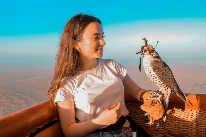 Hot Air Balloon Ride & In-flight Falcon Show including Transfers - Why this sunrise balloon ride feels different