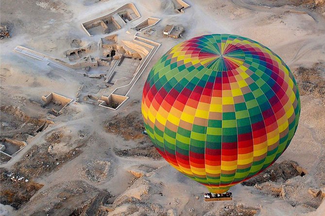 Hot Air Balloon Ride in Luxor Egypt with Transfers Included - What you see from the basket