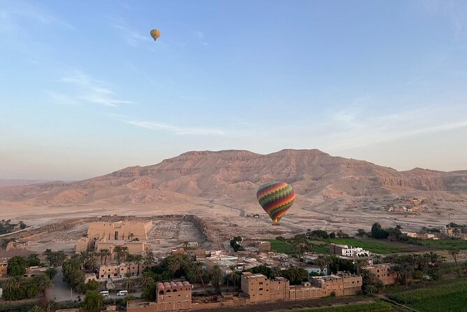 Hot air balloon ride in Luxor with hotel delivery service - Rising above the Valley of the Kings