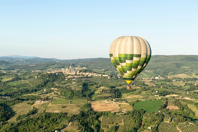 Hot Air Balloon ride in the Chianti Valley Tuscany - Flying over Chianti from Florence