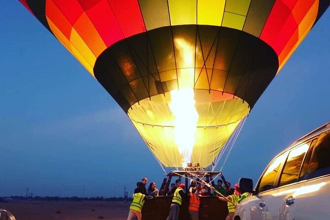 Hot Air Balloon Ride Over Dubai Desert inlcuding Transfers - The 3:30 a.m. start from Dubai